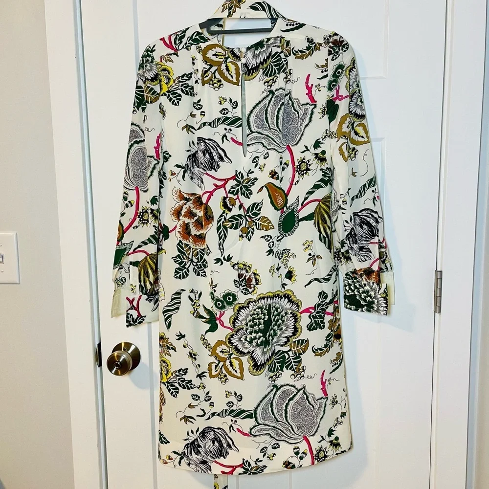 NWT Tory Burch happy time Shift Floral Dress Size XXS - Picture 3 of 4